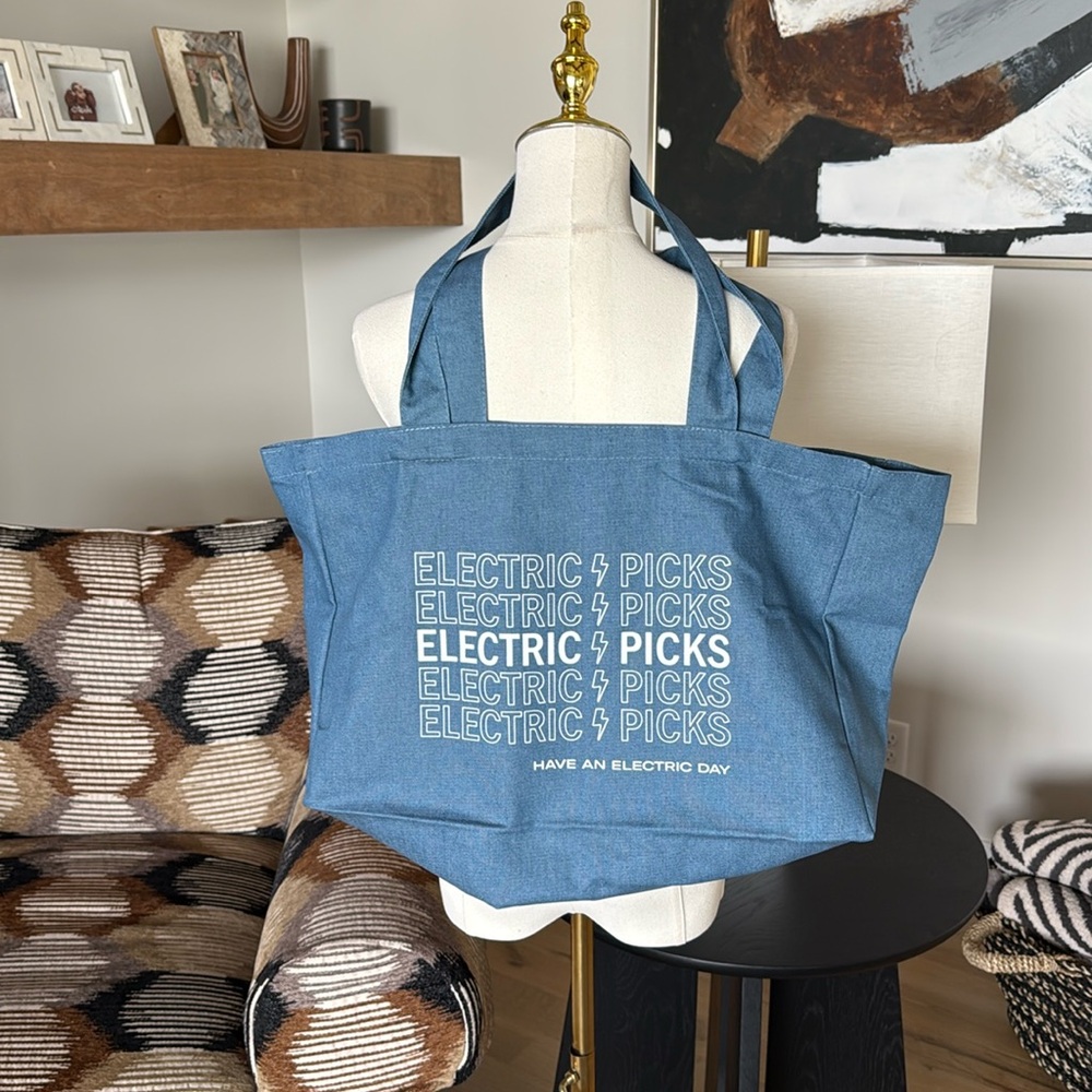 Electric Picks Tote Bag